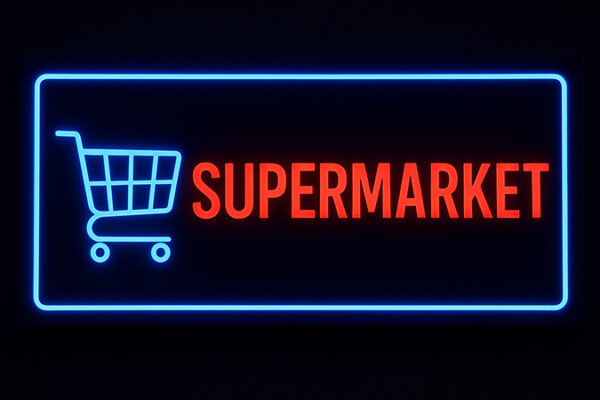 تابلو برای سوپر مارکت