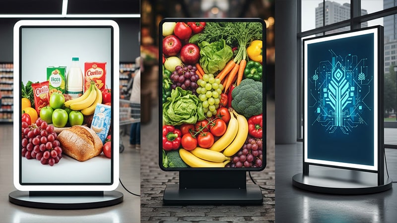 لایت باکس ایستاده