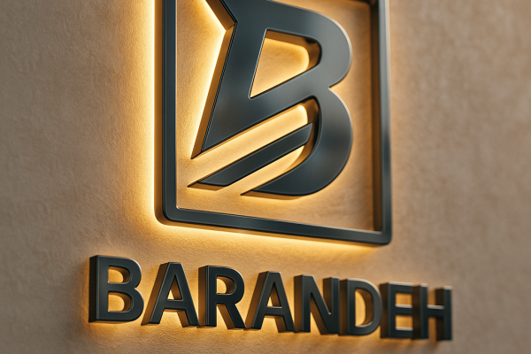  حروف برجسته فلزی با نور