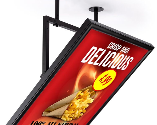 تابلو آویز سقفی رستوران سالوت